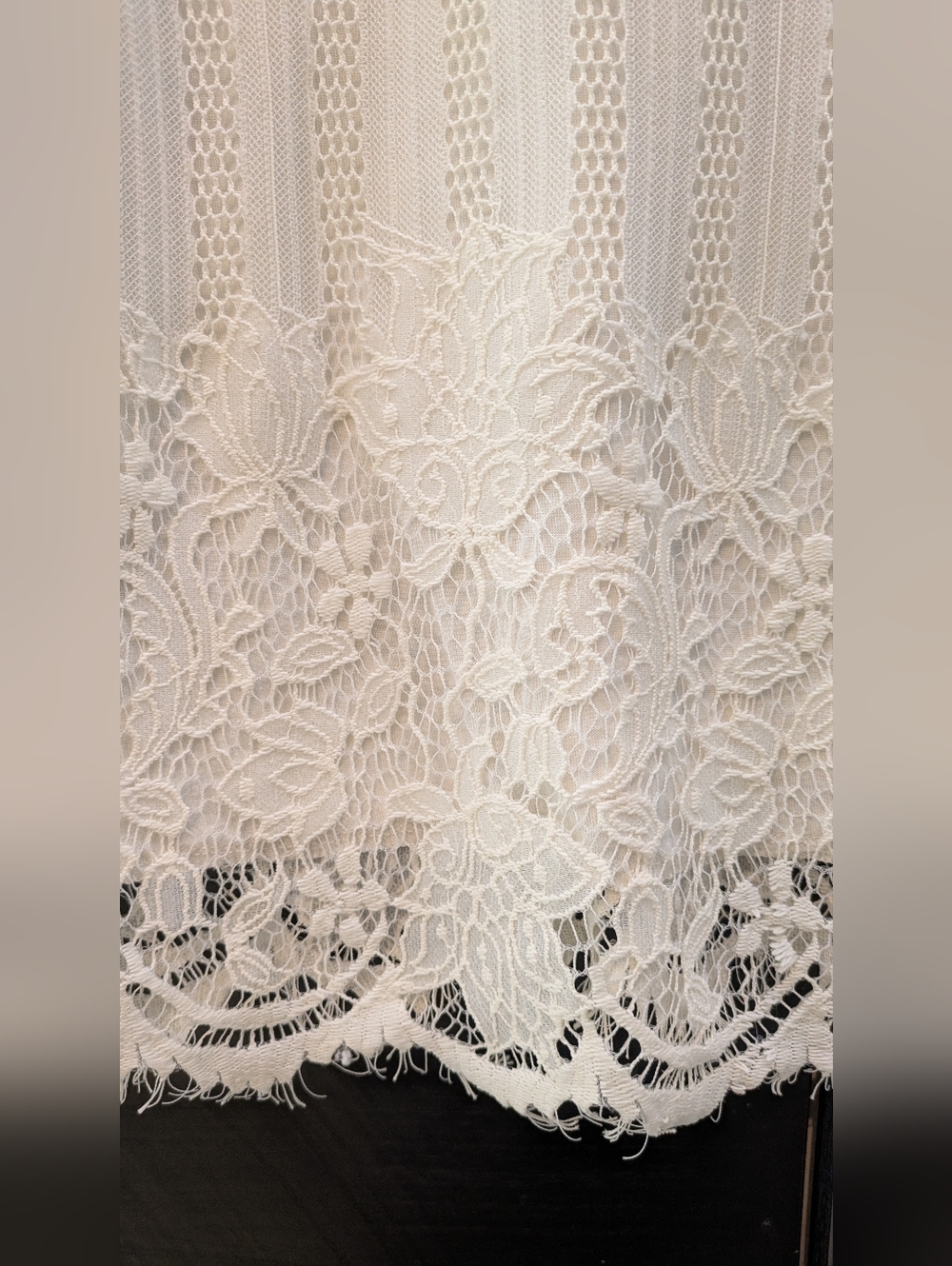 Chance or Fate Cream Lace Short Sleeve Blouse - Picture 7 of 7